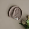 Organic Thin Knit Beanie - Caramel