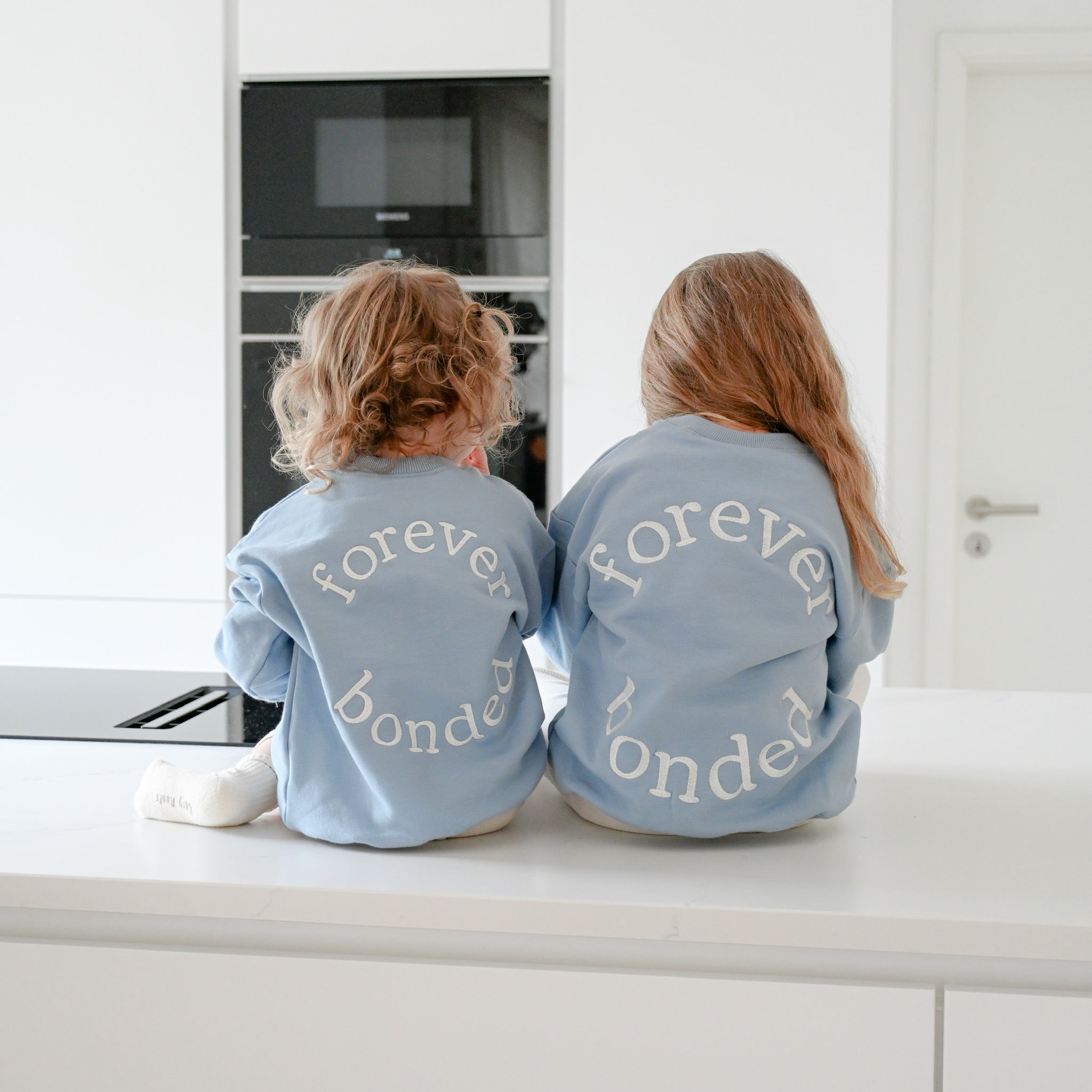 Family Sweatshirt - Dusty Blue - Forever Bonded