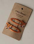 Hair Clips - Tiny Fox - Pack of 2
