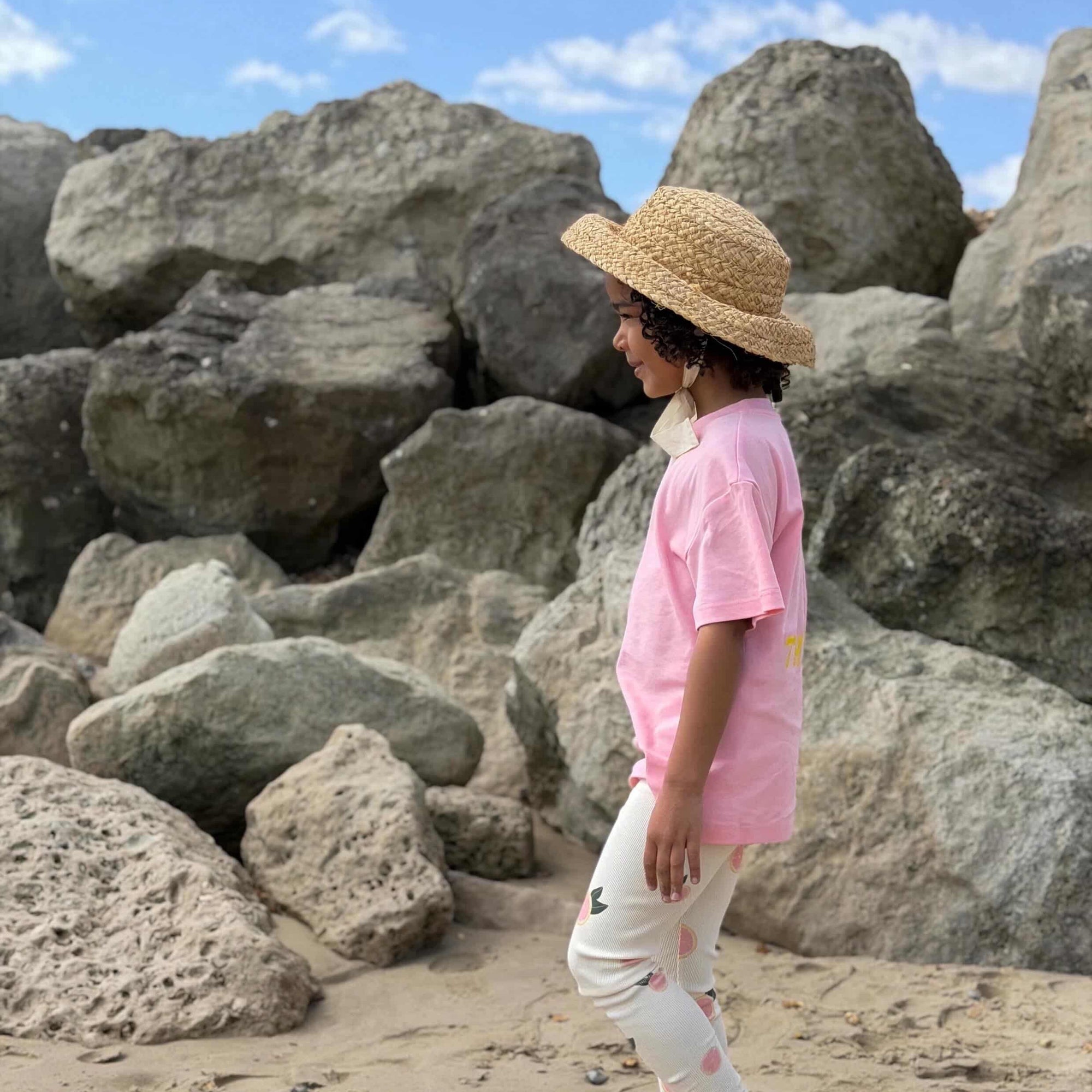 Organic Oversize Shirt - Candy Pink