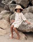 Organic Summer Knit Shorts - Sand
