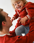 Family Sweatshirt - DAD - Vintage Red