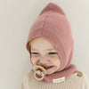 Organic Knit Balaclava - Dusty Rose