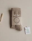 Organic Socks - MUM - Caramel