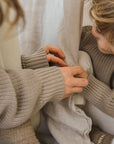 Organic Oversize Knit Pulli - MUM - Caramel