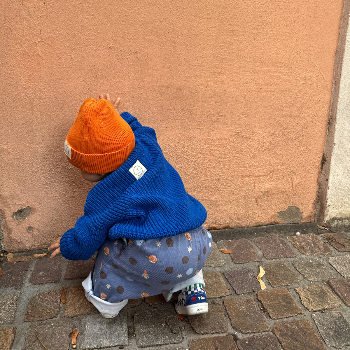 GOTS Organic Knit Beanie - Pumpkin Orange