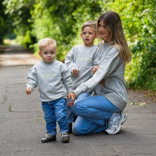 Family Sweatshirt - Grey Melange