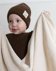 Organic Oversize Knit Pulli - Chocolate