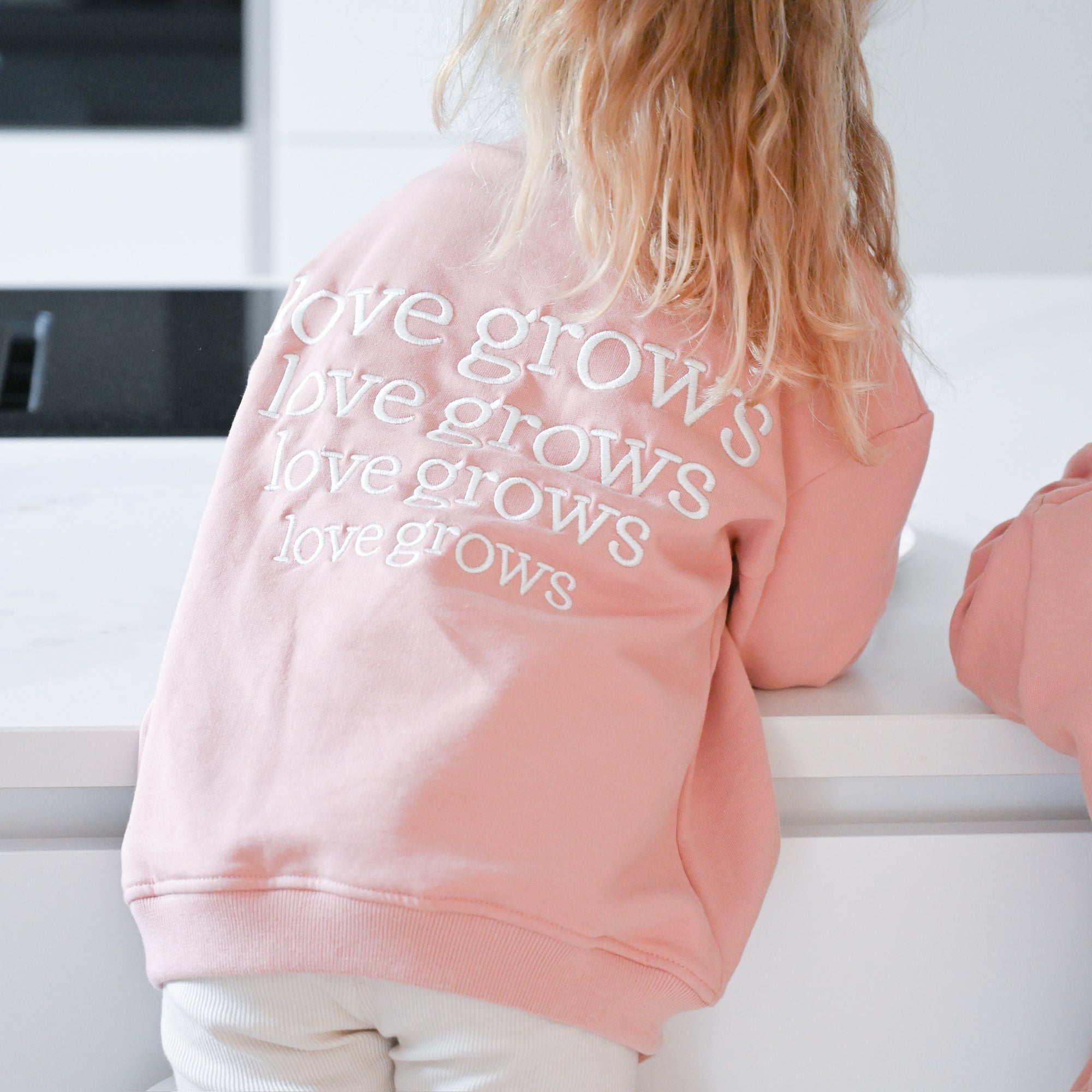 Family Sweatshirt - Dusty Rose - Love Grows