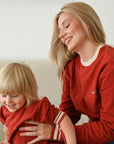 Family Sweatshirt - MUM - Vintage Red
