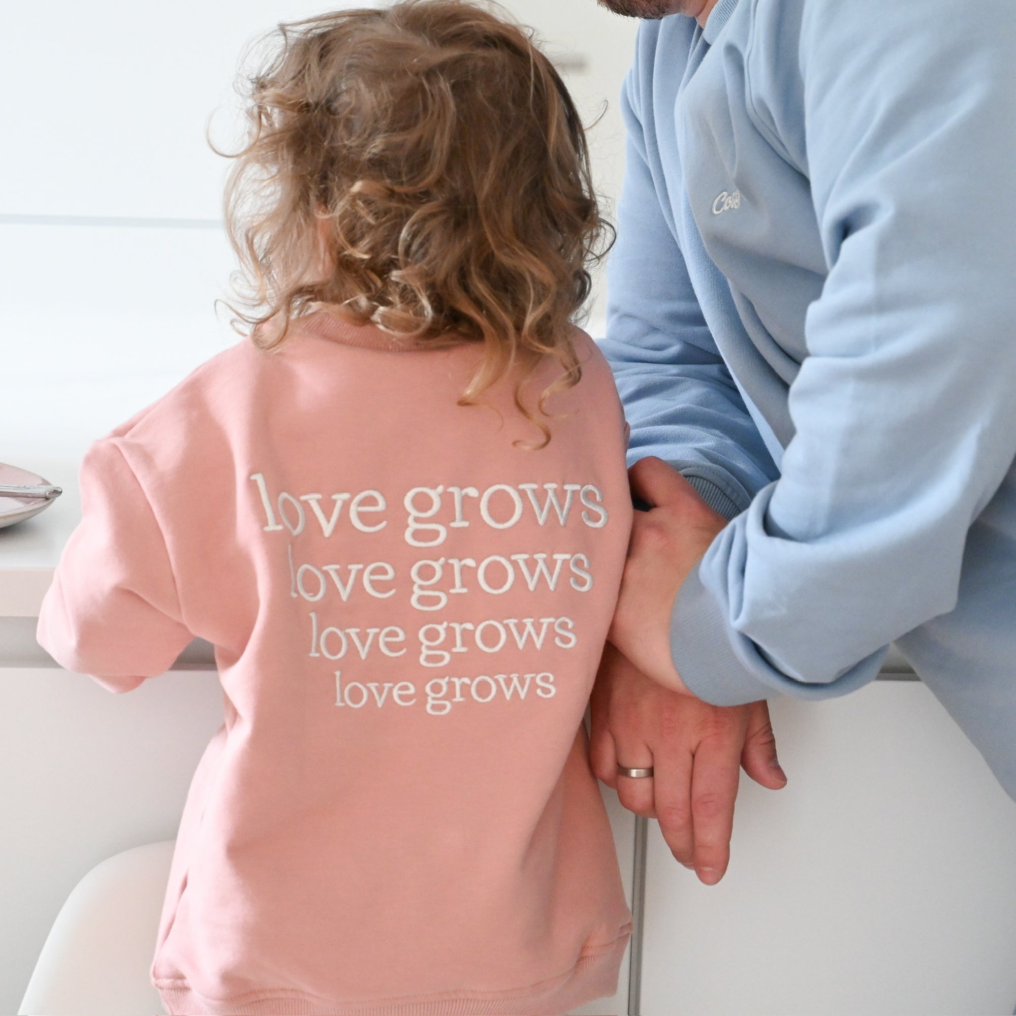 Family Sweatshirt - Dusty Rose - Love Grows