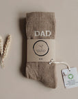 Organic DAD Socks - Oatmilk
