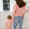 Family Sweatshirt - MUM - Dusty Rose - Love Grows
