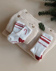 Organic Socks - Cosy Christmas - Red