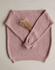Organic Oversize Knit Pulli - MUM - Dusty Rose