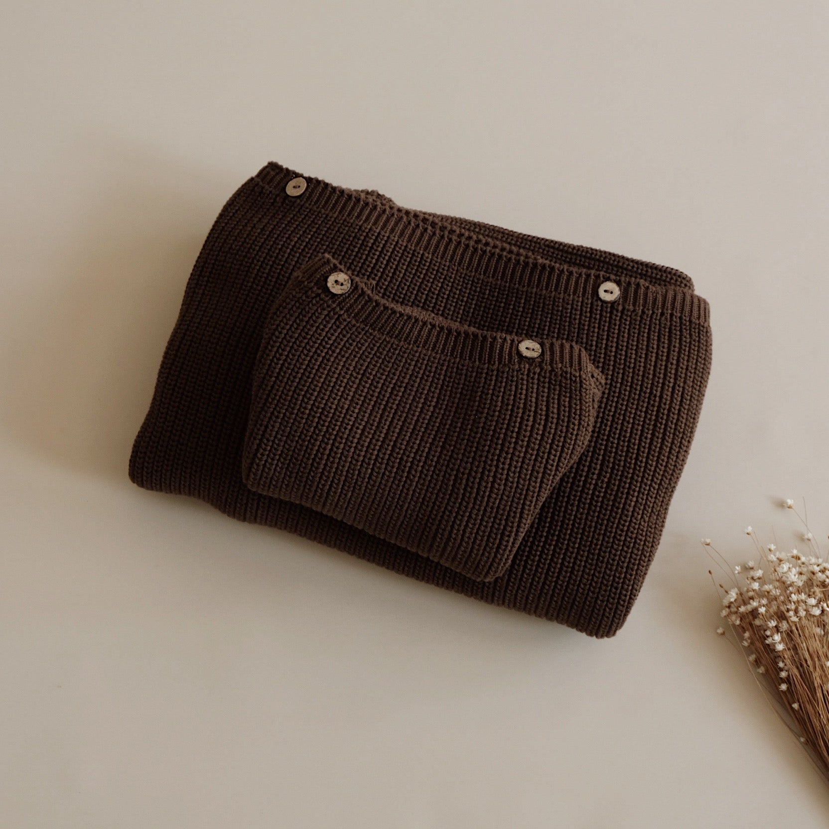 Organic Knit Pulli - MUM - Chocolate - REGULAR FIT