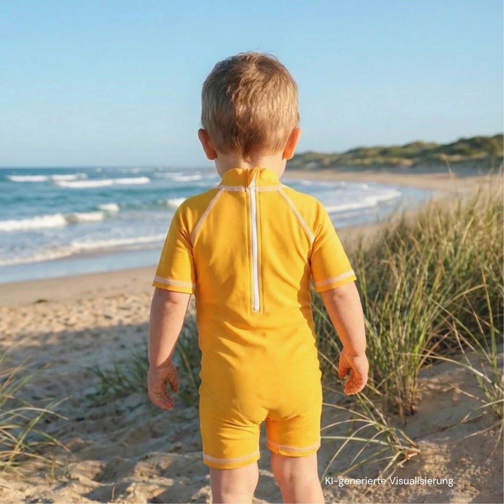 UV Romper - Orange (UV STANDARD 801)