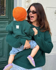 GOTS Organic Mum Knit Pulli - Forest Green