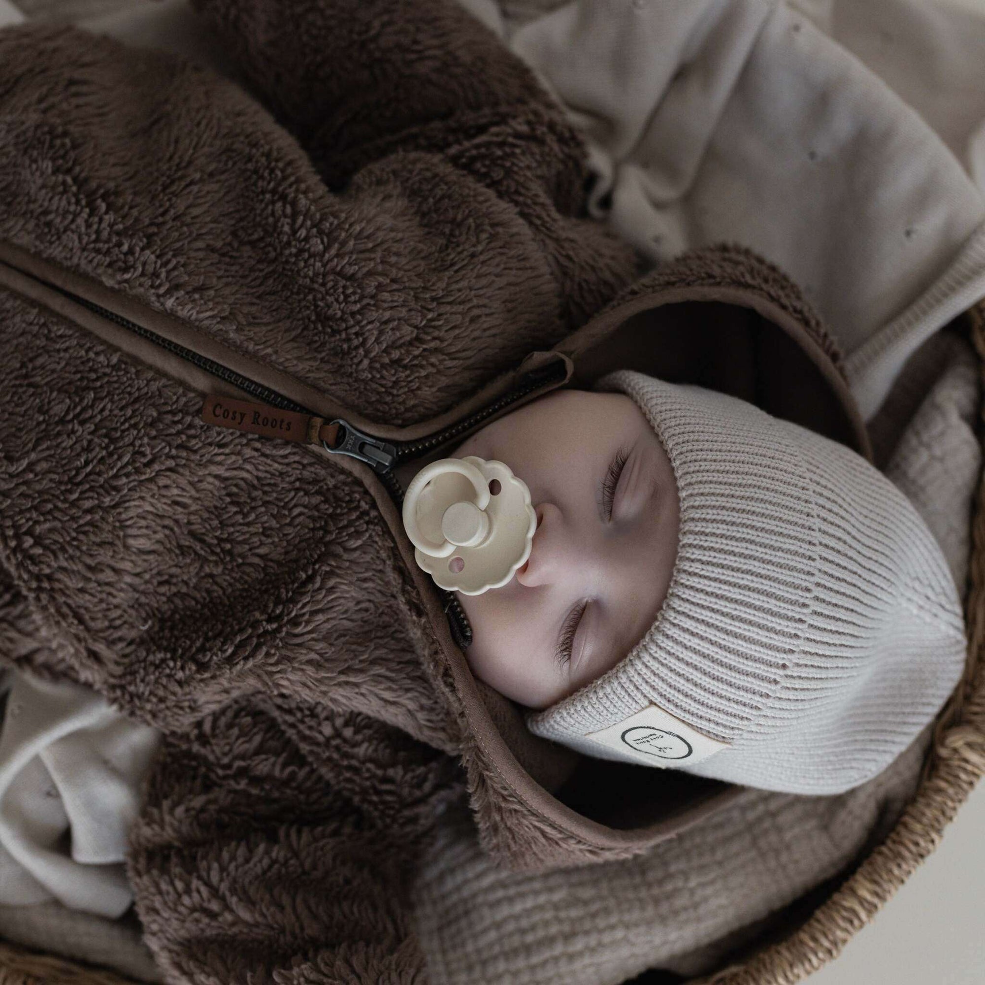 Organic Teddy Jacket - Mocha - SALE