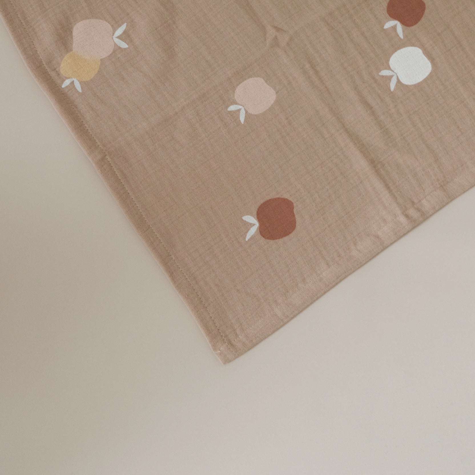 Organic Muslin Swaddle Set - Pure Apple/Sand