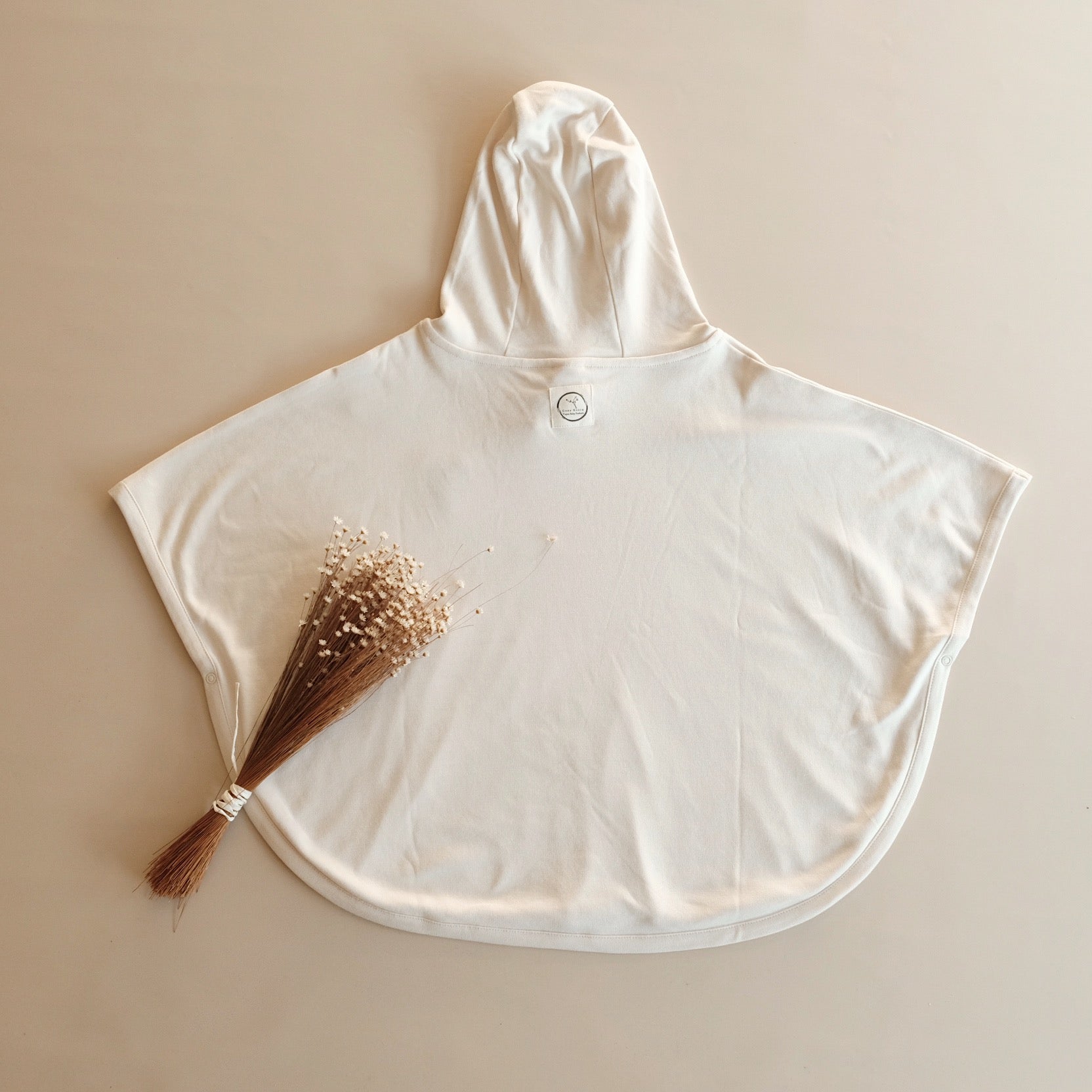Organic UV Poncho - Sand - UPF50+
