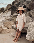 Organic Coconut Summer Knit Shirt - Sand