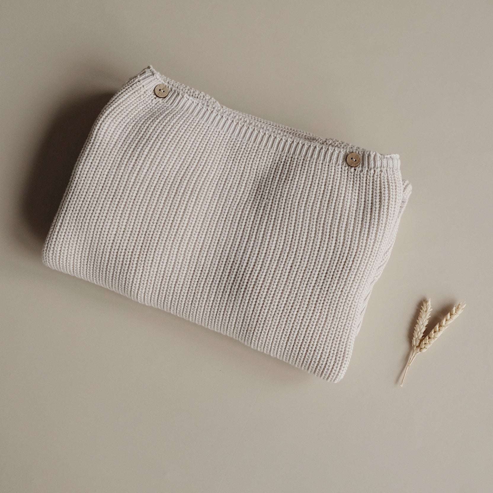 Organic Oversize Knit Pulli - MUM - Sand