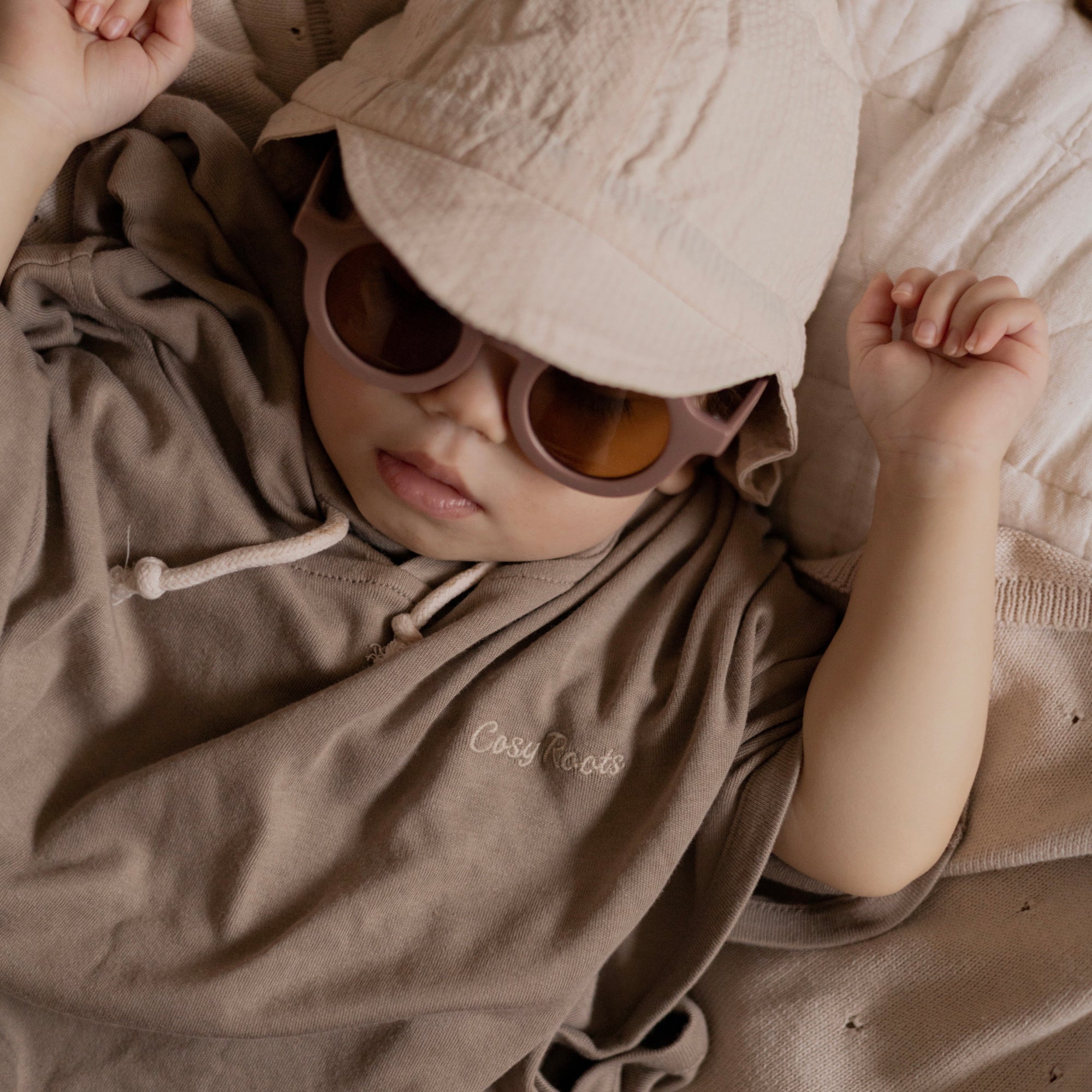 Organic UV Poncho - Caramel - UPF50+