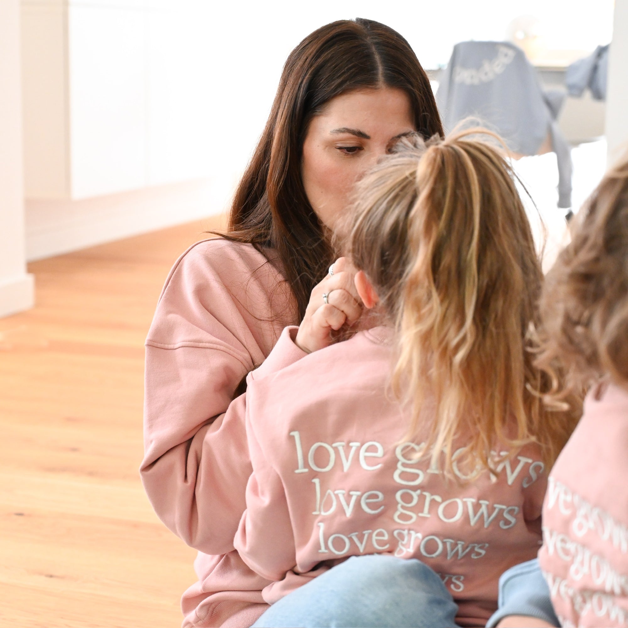 Family Sweatshirt - Dusty Rose - Love Grows