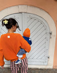 GOTS Organic Mum Knit Pulli - Pumpkin Orange
