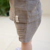 Organic Muslin Shorts - Caramel
