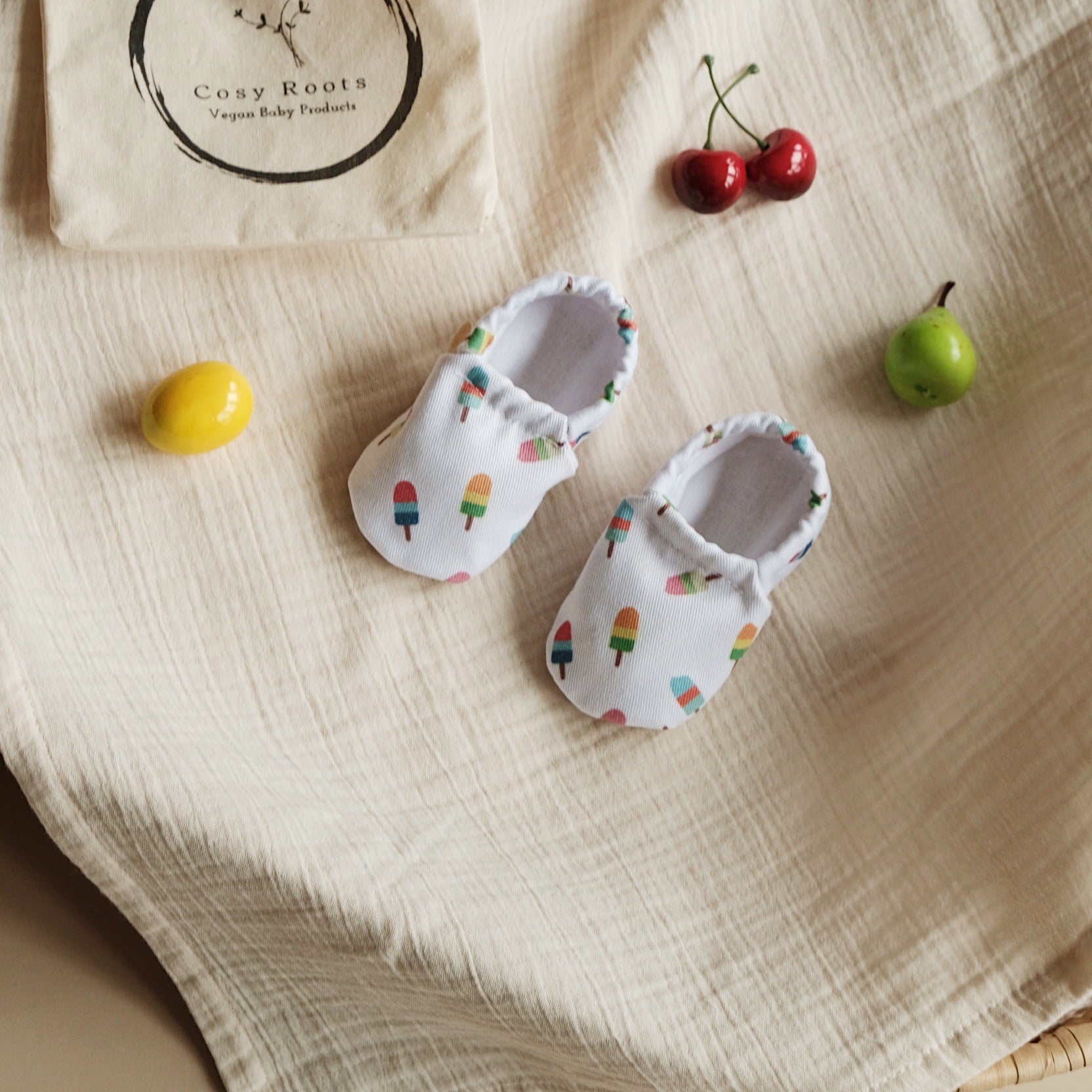 Vegan Shoes - Vanessa X Cosy Roots - Ice Pops