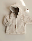 Organic Teddy Jacket - Cream - SALE