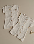 Muslin Onesie - Pure Lemon