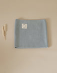 Organic Knit Scarf - Dusty Blue