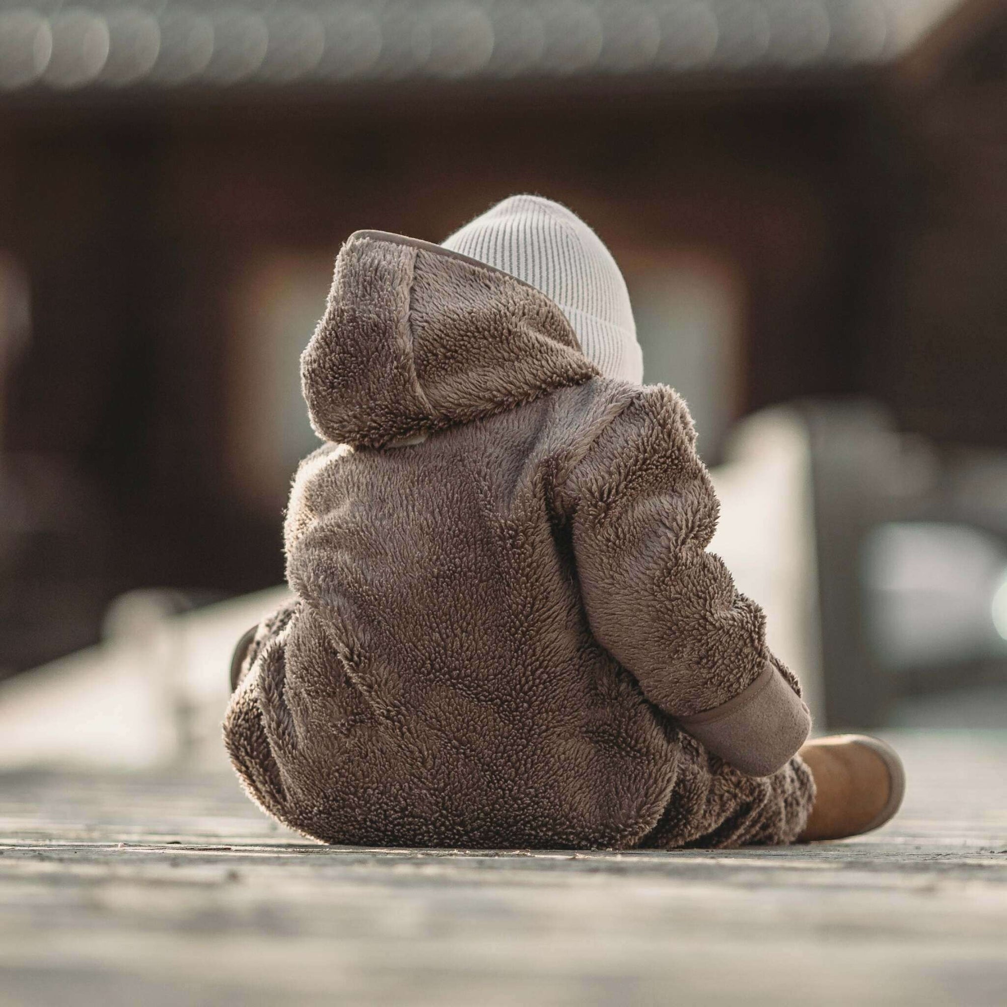 Organic Teddy Overall - Mocha - SALE