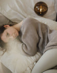Organic Oversize Knit Pulli - MUM - Caramel