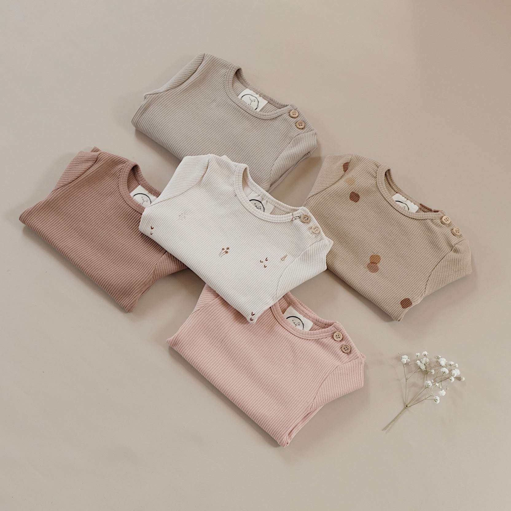 Organic Slim Longsleeve - Wildflowers