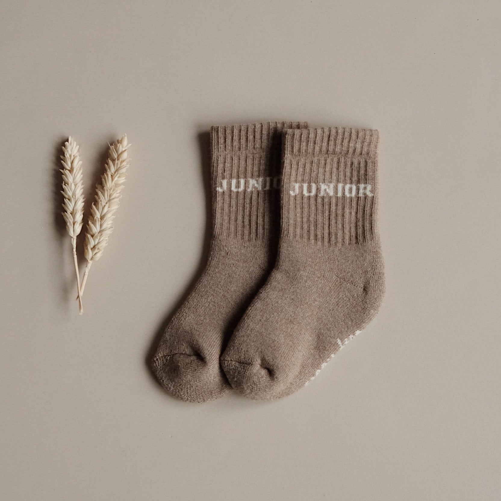 Organic Socks - JUNIOR - Caramel