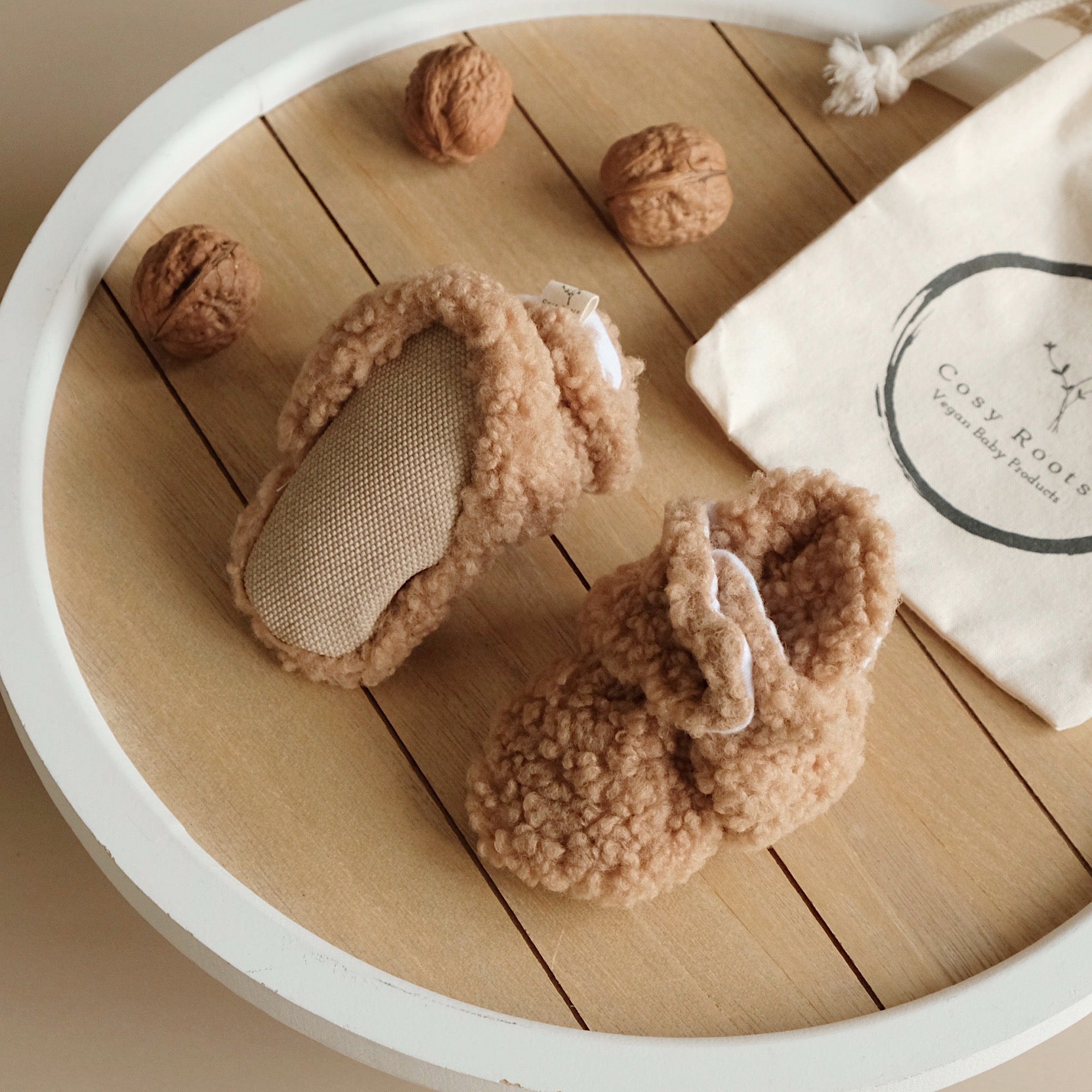 Teddy Booties - Caramel