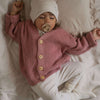 Organic Knit Cardigan - Dusty Rose - SALE