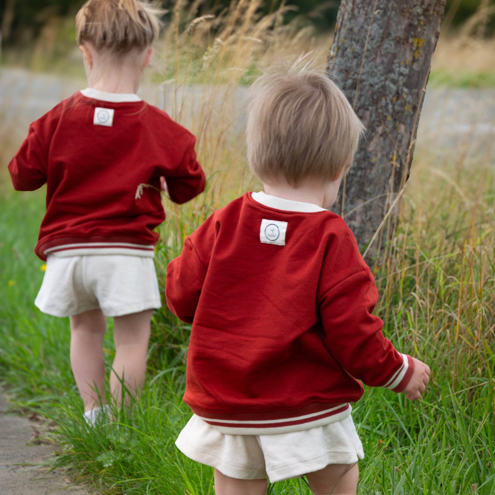 Family Sweatshirt - Vintage Red