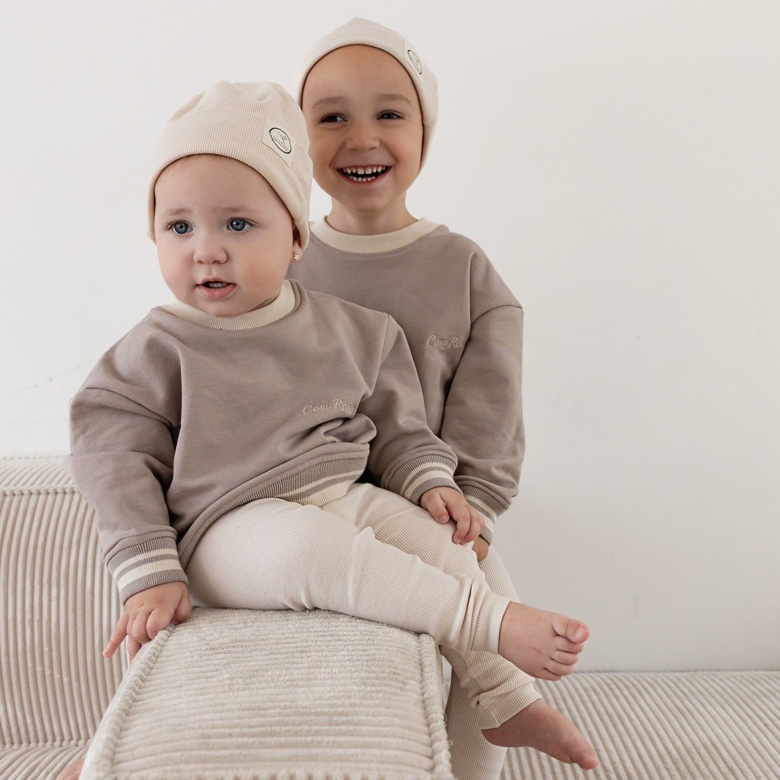 Family Sweatshirt - Caramel