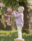 Organic Oversize Knit Pulli - Lavender