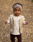 Organic Knit Headband - Caramel