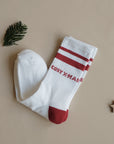 Organic Socks - Cosy Christmas - Red