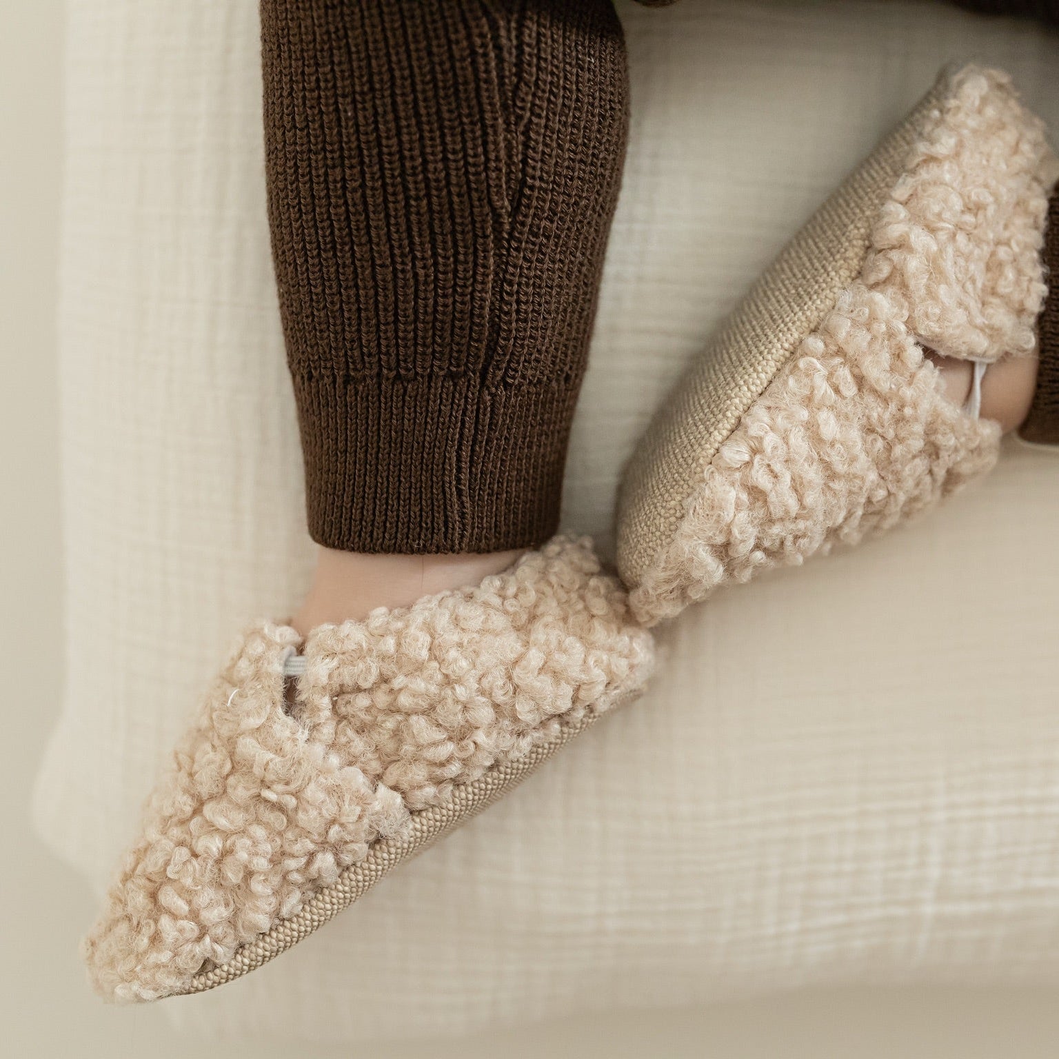 Vegan Shoes -Cosy Roots - Teddy Shoes - Sand