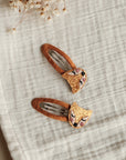 Hair Clips - Tiny Fox - Pack of 2