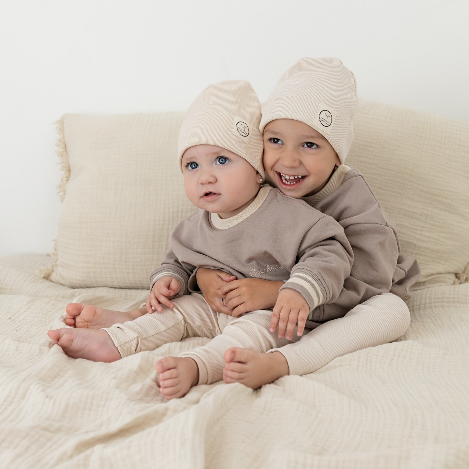 Family Sweatshirt - Caramel