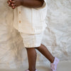Organic Muslin Shorts - Sand